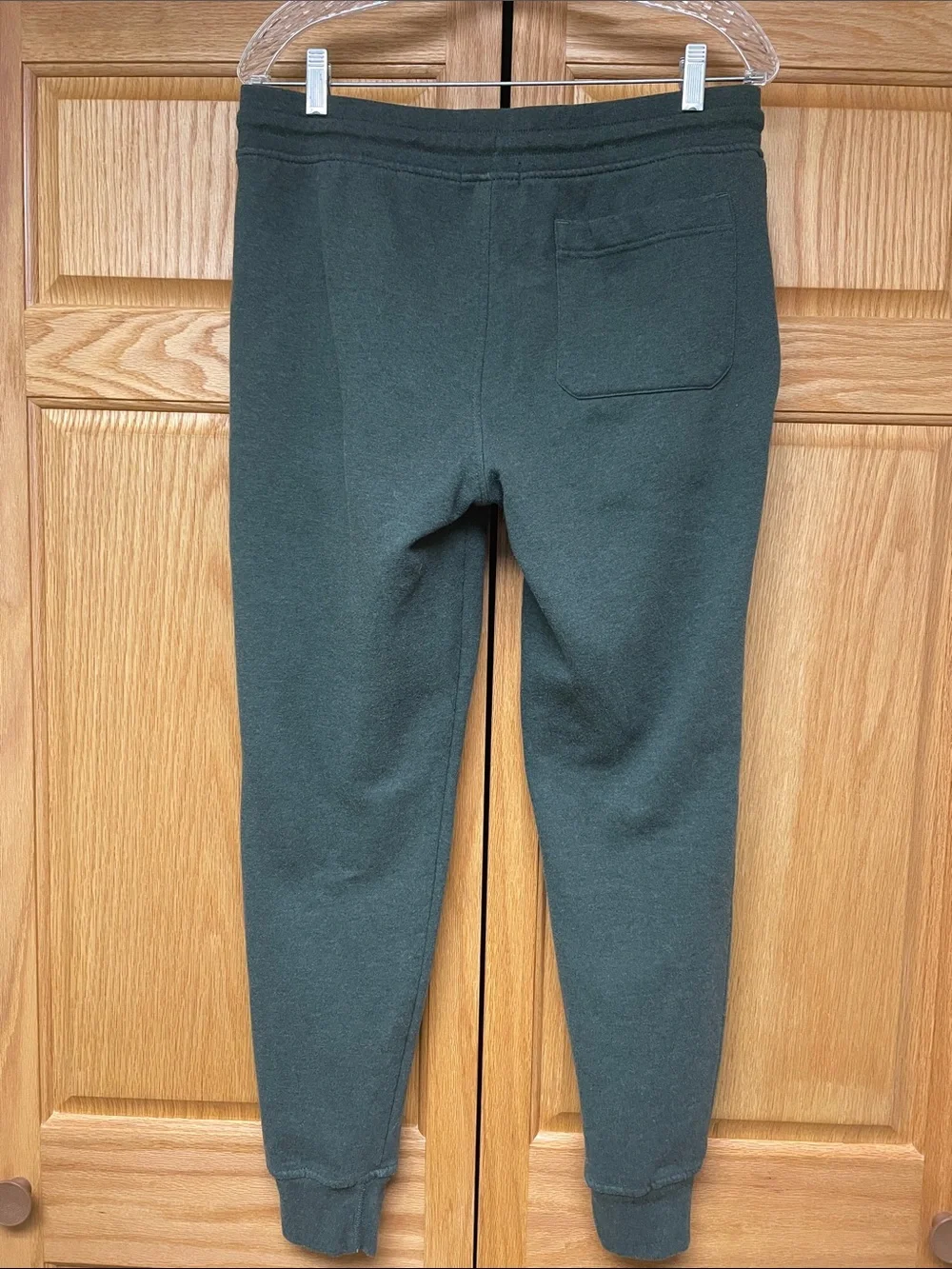 J. Crew Men's Forest Green Fleece-Lined Joggers